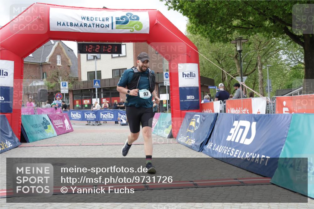 10.05.2026 - 8. Wedeler Halbmarathon Yannick Fuchs http://msf.ph/oto/9731726 10.05.2026 12:21:19 Ziel 93, 2188 meine-sportfotos.de
