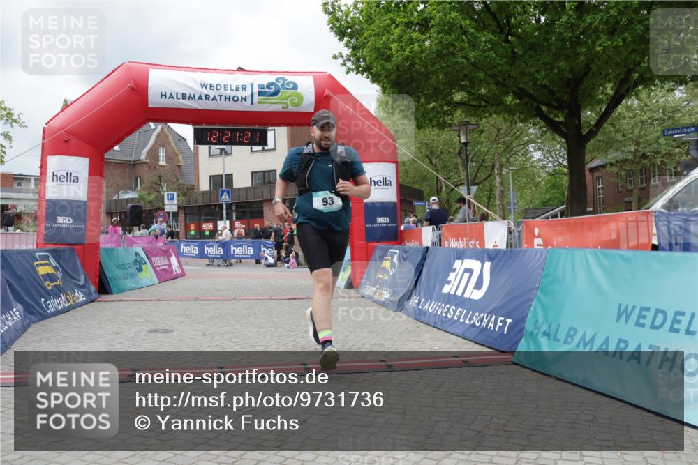 10.05.2026 - 8. Wedeler Halbmarathon Yannick Fuchs http://msf.ph/oto/9731736 10.05.2026 12:21:19 Ziel 93, 2188 meine-sportfotos.de