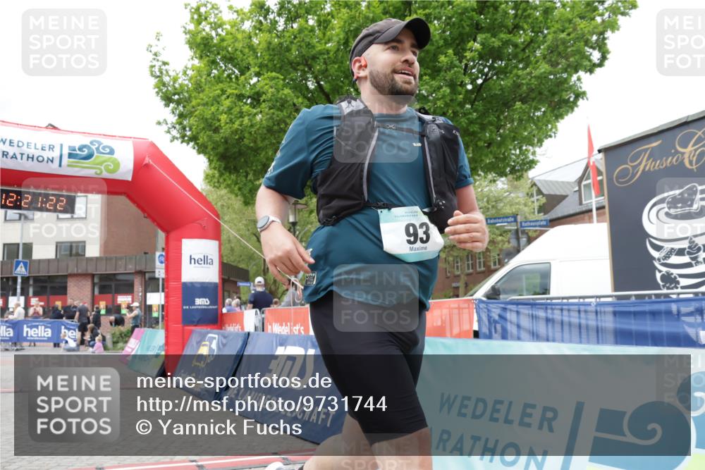 10.05.2026 - 8. Wedeler Halbmarathon Yannick Fuchs http://msf.ph/oto/9731744 10.05.2026 12:21:20 Ziel 93 meine-sportfotos.de