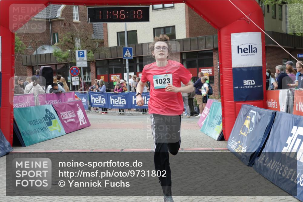 10.05.2026 - 8. Wedeler Halbmarathon Yannick Fuchs http://msf.ph/oto/9731802 10.05.2026 11:46:08 Ziel 580, 1023 meine-sportfotos.de
