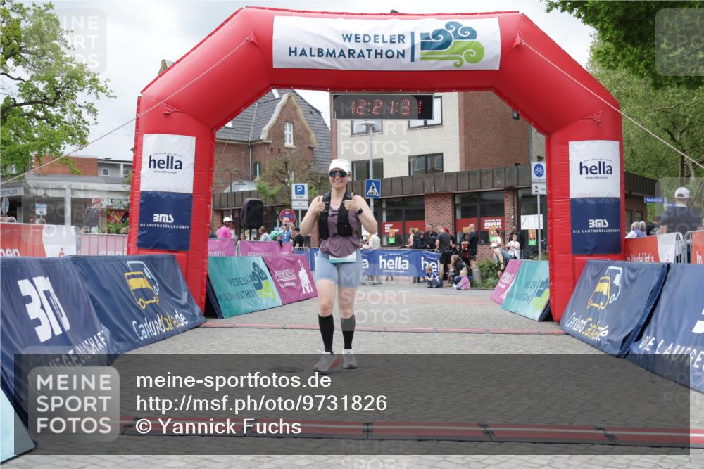 10.05.2026 - 8. Wedeler Halbmarathon Yannick Fuchs http://msf.ph/oto/9731826 10.05.2026 12:21:29 Ziel 617 meine-sportfotos.de