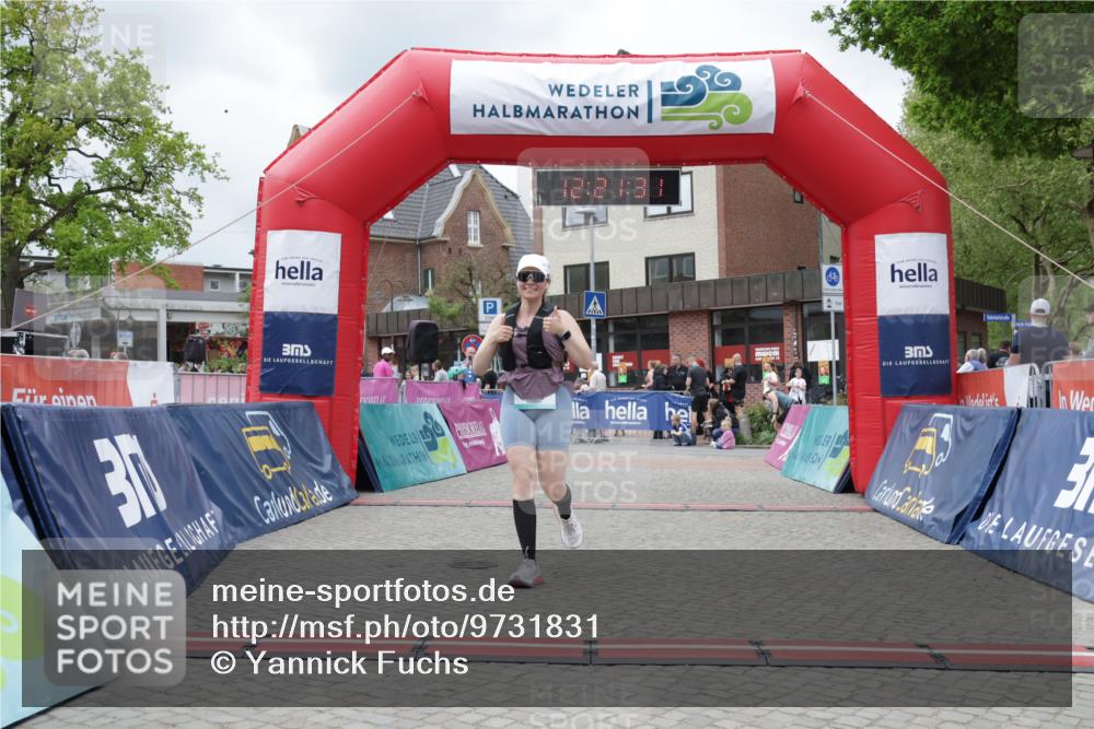 10.05.2026 - 8. Wedeler Halbmarathon Yannick Fuchs http://msf.ph/oto/9731831 10.05.2026 12:21:29 Ziel 617 meine-sportfotos.de