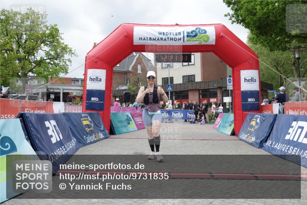 10.05.2026 - 8. Wedeler Halbmarathon Yannick Fuchs http://msf.ph/oto/9731835 10.05.2026 12:21:29 Ziel 617 meine-sportfotos.de