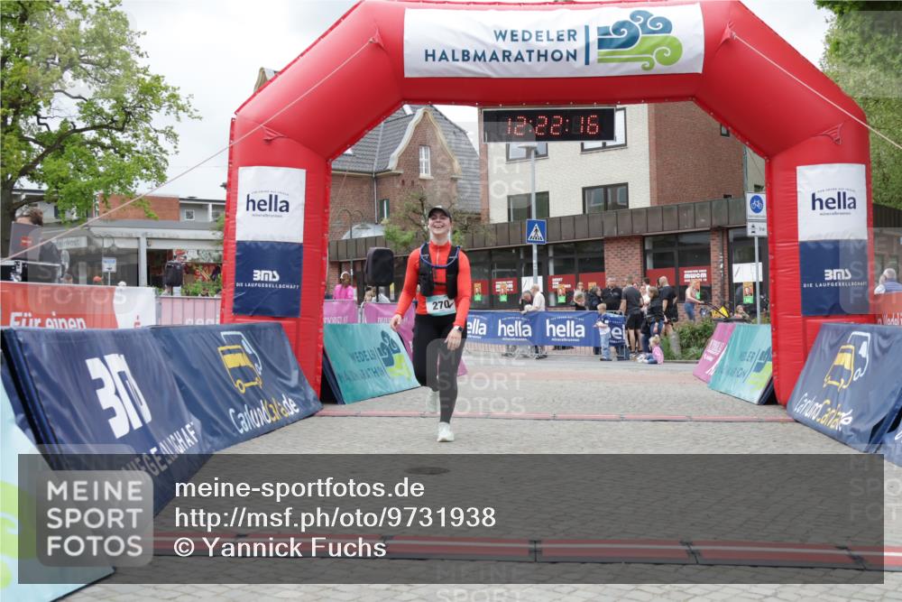 10.05.2026 - 8. Wedeler Halbmarathon Yannick Fuchs http://msf.ph/oto/9731938 10.05.2026 12:22:14 Ziel 270 meine-sportfotos.de