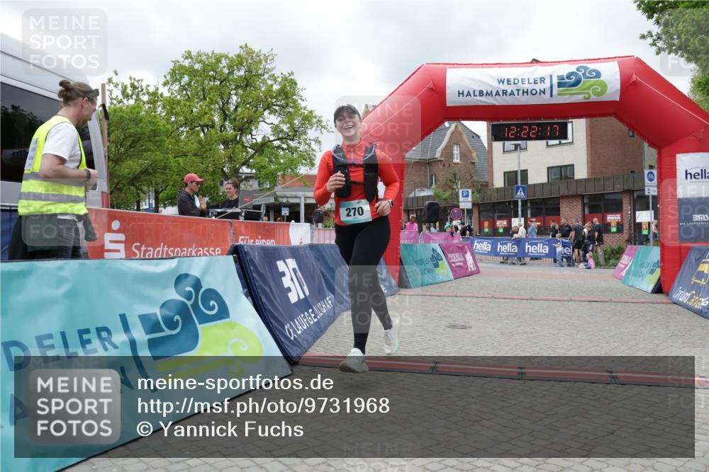 10.05.2026 - 8. Wedeler Halbmarathon Yannick Fuchs http://msf.ph/oto/9731968 10.05.2026 12:22:15 Ziel 270 meine-sportfotos.de