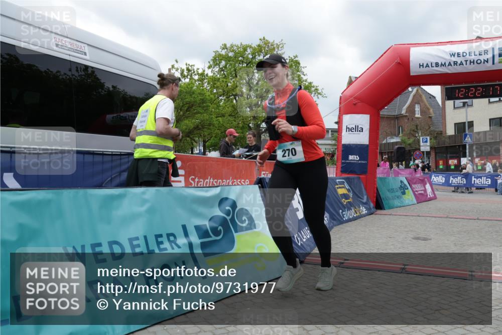 10.05.2026 - 8. Wedeler Halbmarathon Yannick Fuchs http://msf.ph/oto/9731977 10.05.2026 12:22:15 Ziel 270 meine-sportfotos.de