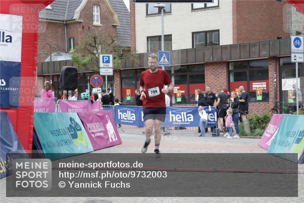 10.05.2026 - 8. Wedeler Halbmarathon Yannick Fuchs http://msf.ph/oto/9732003 10.05.2026 12:22:33 Ziel 799 meine-sportfotos.de