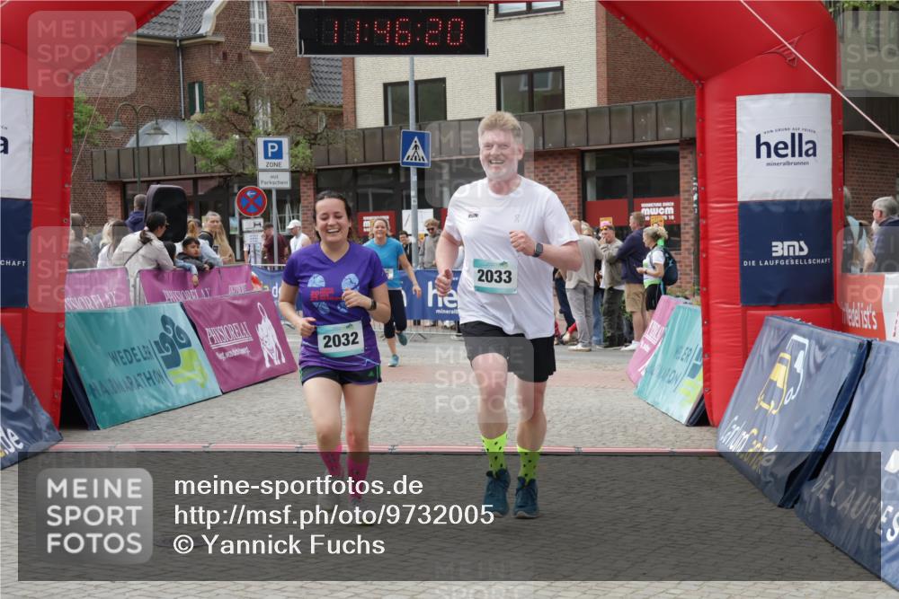 10.05.2026 - 8. Wedeler Halbmarathon Yannick Fuchs http://msf.ph/oto/9732005 10.05.2026 11:46:18 Ziel 172, 580, 605, 2032, 2033 meine-sportfotos.de
