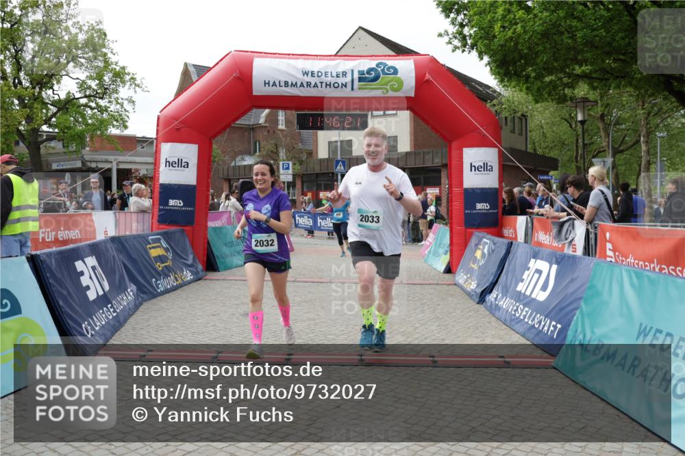 10.05.2026 - 8. Wedeler Halbmarathon Yannick Fuchs http://msf.ph/oto/9732027 10.05.2026 11:46:19 Ziel 172, 605, 2032, 2033 meine-sportfotos.de
