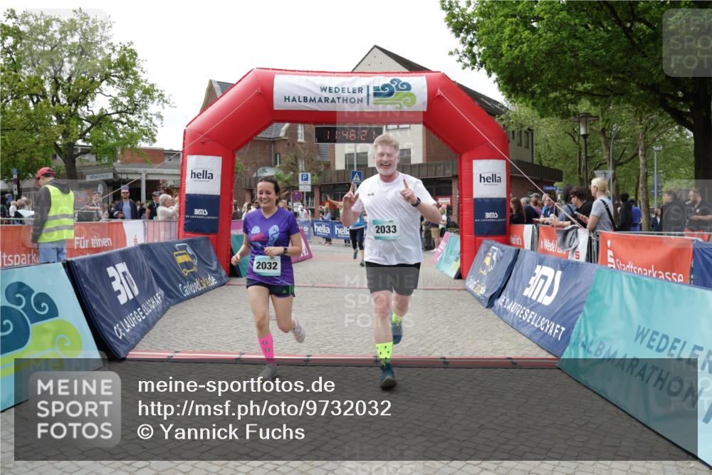 10.05.2026 - 8. Wedeler Halbmarathon Yannick Fuchs http://msf.ph/oto/9732032 10.05.2026 11:46:19 Ziel 172, 605, 2032, 2033 meine-sportfotos.de