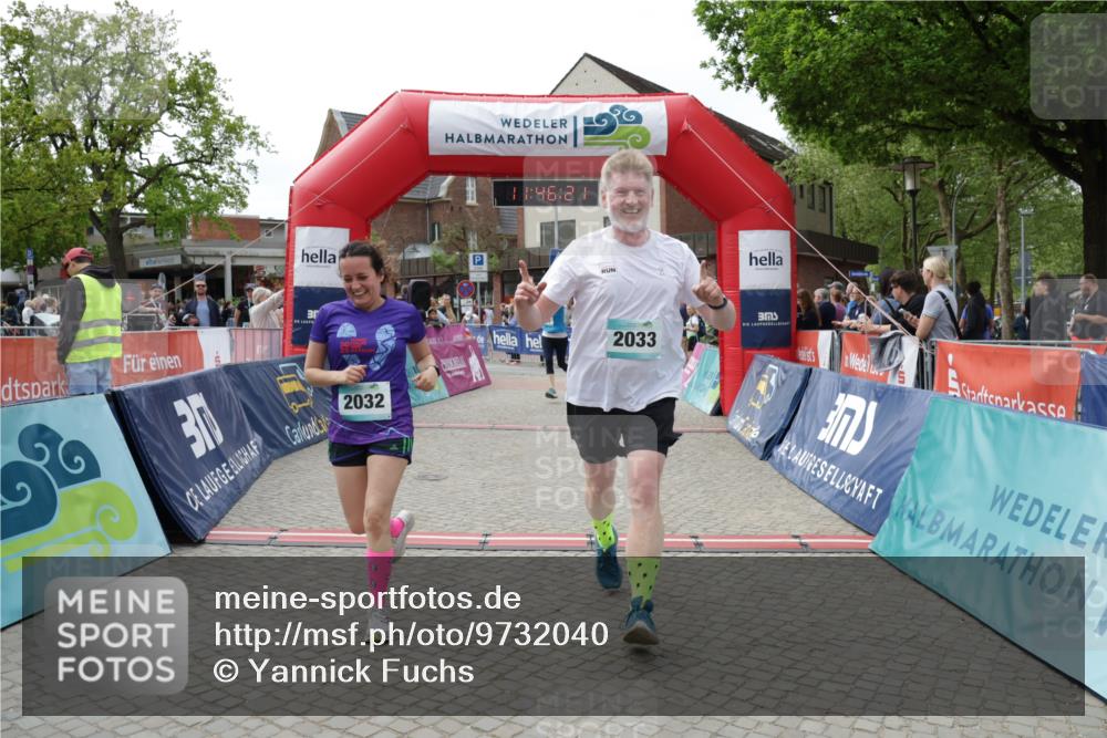 10.05.2026 - 8. Wedeler Halbmarathon Yannick Fuchs http://msf.ph/oto/9732040 10.05.2026 11:46:19 Ziel 172, 605, 2032, 2033 meine-sportfotos.de
