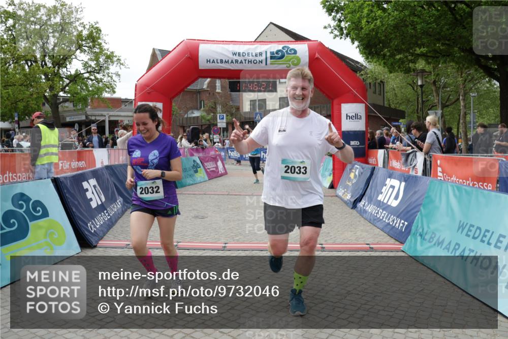 10.05.2026 - 8. Wedeler Halbmarathon Yannick Fuchs http://msf.ph/oto/9732046 10.05.2026 11:46:20 Ziel 158, 172, 605, 2032, 2033 meine-sportfotos.de