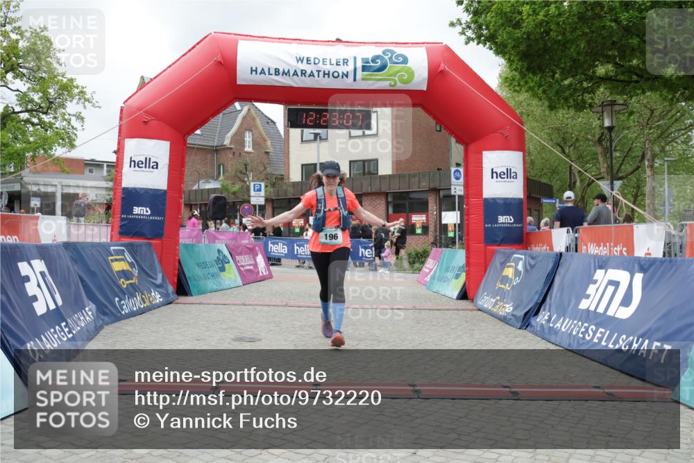 10.05.2026 - 8. Wedeler Halbmarathon Yannick Fuchs http://msf.ph/oto/9732220 10.05.2026 12:23:05 Ziel 196 meine-sportfotos.de