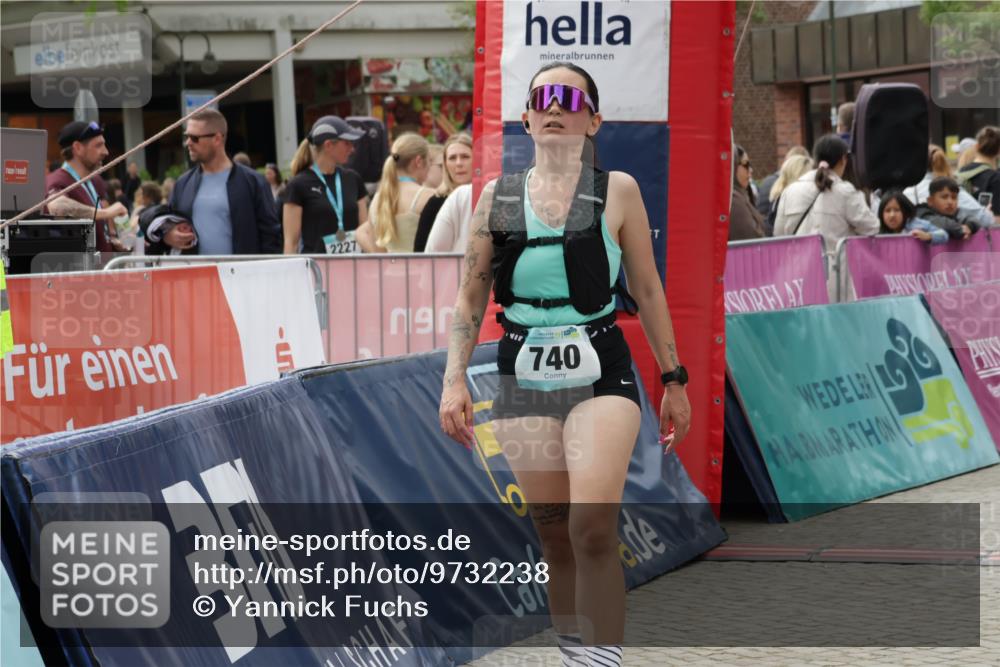 10.05.2026 - 8. Wedeler Halbmarathon Yannick Fuchs http://msf.ph/oto/9732238 10.05.2026 11:46:31 Ziel 740 meine-sportfotos.de