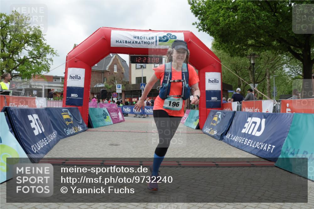10.05.2026 - 8. Wedeler Halbmarathon Yannick Fuchs http://msf.ph/oto/9732240 10.05.2026 12:23:06 Ziel 196 meine-sportfotos.de