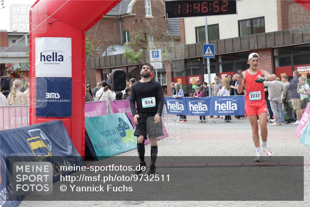 10.05.2026 - 8. Wedeler Halbmarathon Yannick Fuchs http://msf.ph/oto/9732511 10.05.2026 11:46:50 Ziel 831, 914, 2237 meine-sportfotos.de