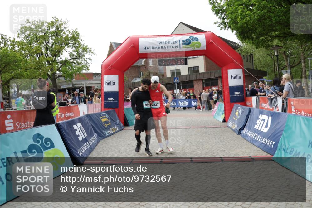10.05.2026 - 8. Wedeler Halbmarathon Yannick Fuchs http://msf.ph/oto/9732567 10.05.2026 11:46:54 Ziel 914, 2237 meine-sportfotos.de