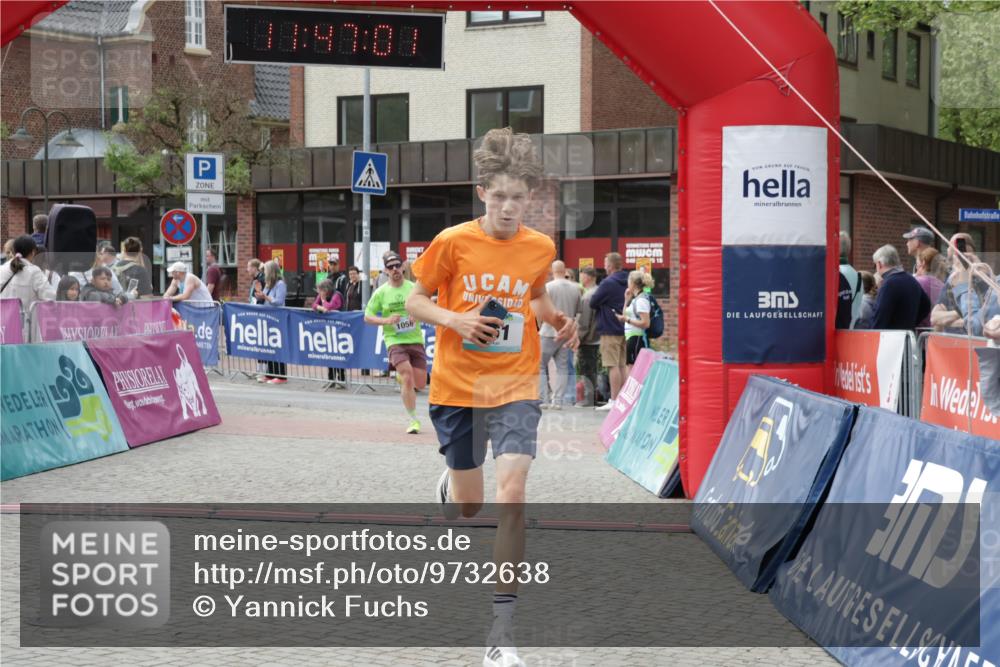 10.05.2026 - 8. Wedeler Halbmarathon Yannick Fuchs http://msf.ph/oto/9732638 10.05.2026 11:46:59 Ziel 761, 1056 meine-sportfotos.de
