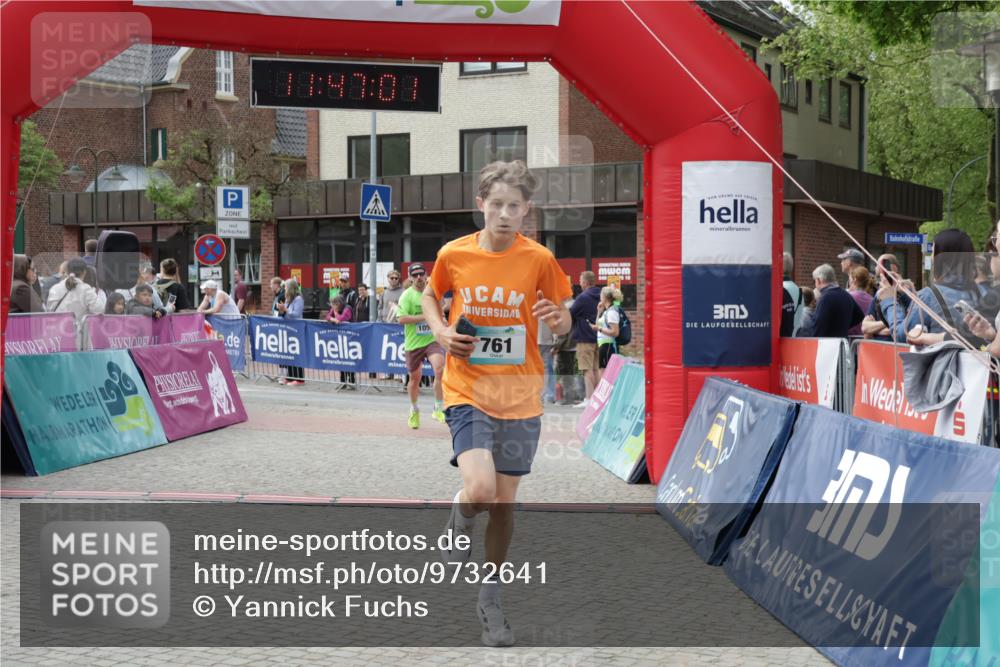 10.05.2026 - 8. Wedeler Halbmarathon Yannick Fuchs http://msf.ph/oto/9732641 10.05.2026 11:47:00 Ziel 761, 1056 meine-sportfotos.de