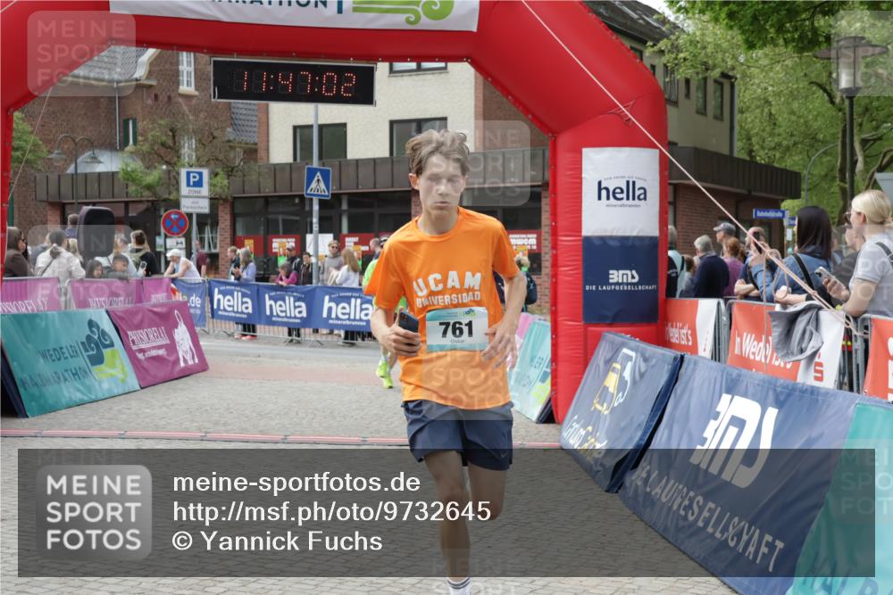 10.05.2026 - 8. Wedeler Halbmarathon Yannick Fuchs http://msf.ph/oto/9732645 10.05.2026 11:47:00 Ziel 761, 1056 meine-sportfotos.de