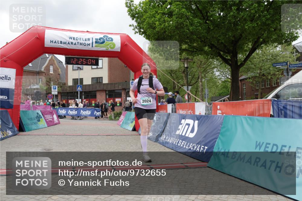 10.05.2026 - 8. Wedeler Halbmarathon Yannick Fuchs http://msf.ph/oto/9732655 10.05.2026 12:25:02 Ziel 2024 meine-sportfotos.de