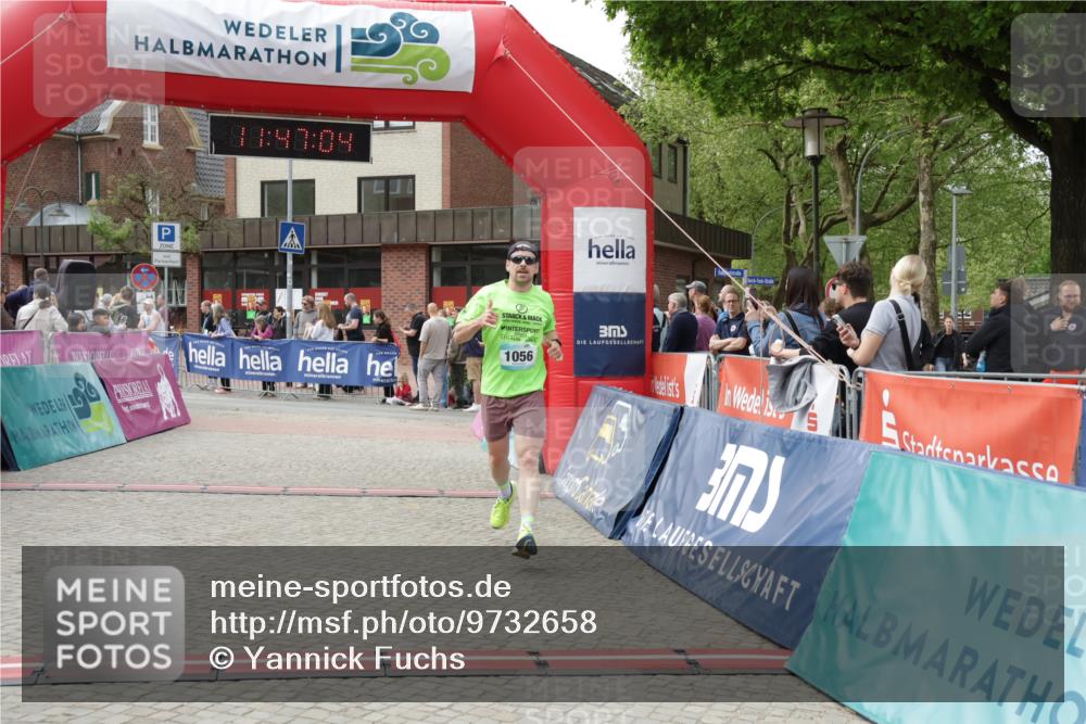 10.05.2026 - 8. Wedeler Halbmarathon Yannick Fuchs http://msf.ph/oto/9732658 10.05.2026 11:47:02 Ziel 761, 1056 meine-sportfotos.de