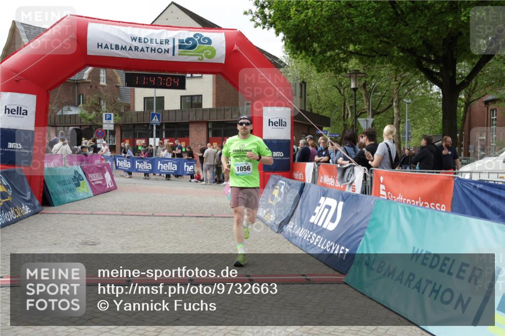 10.05.2026 - 8. Wedeler Halbmarathon Yannick Fuchs http://msf.ph/oto/9732663 10.05.2026 11:47:02 Ziel 761, 1056 meine-sportfotos.de