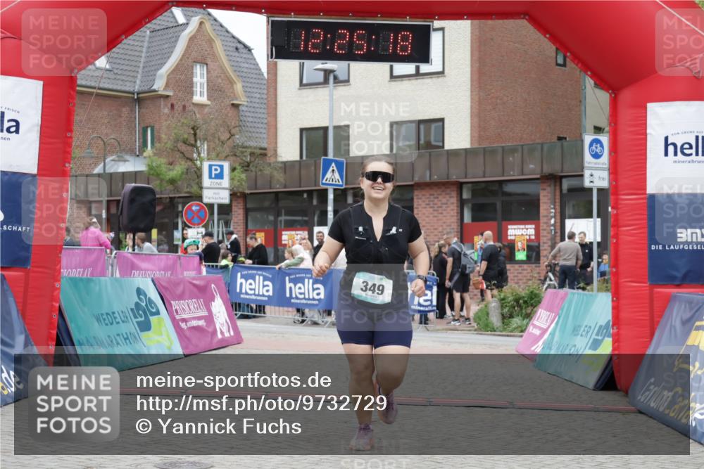 10.05.2026 - 8. Wedeler Halbmarathon Yannick Fuchs http://msf.ph/oto/9732729 10.05.2026 12:25:16 Ziel 241, 349 meine-sportfotos.de