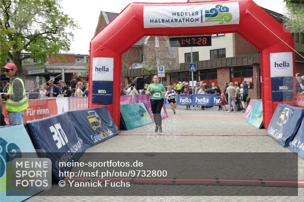 10.05.2026 - 8. Wedeler Halbmarathon Yannick Fuchs http://msf.ph/oto/9732800 10.05.2026 11:47:26 Ziel 160, 199 meine-sportfotos.de