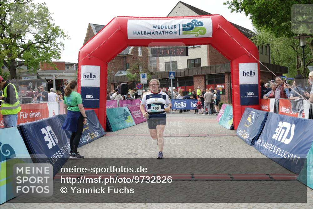 10.05.2026 - 8. Wedeler Halbmarathon Yannick Fuchs http://msf.ph/oto/9732826 10.05.2026 11:47:30 Ziel 160, 199, 826 meine-sportfotos.de