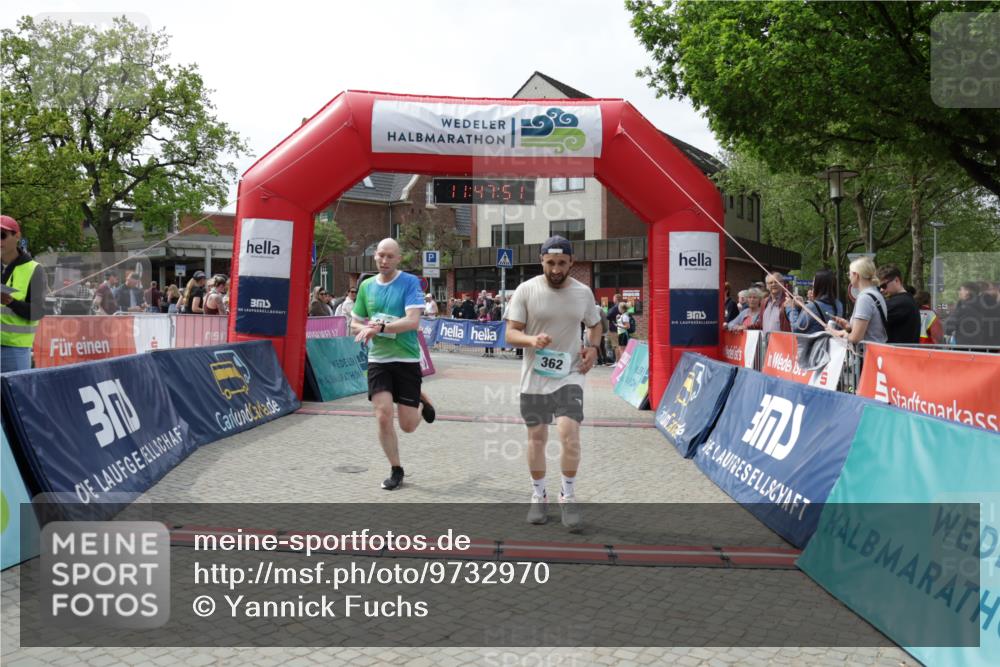 10.05.2026 - 8. Wedeler Halbmarathon Yannick Fuchs http://msf.ph/oto/9732970 10.05.2026 11:47:49 Ziel 362, 919 meine-sportfotos.de