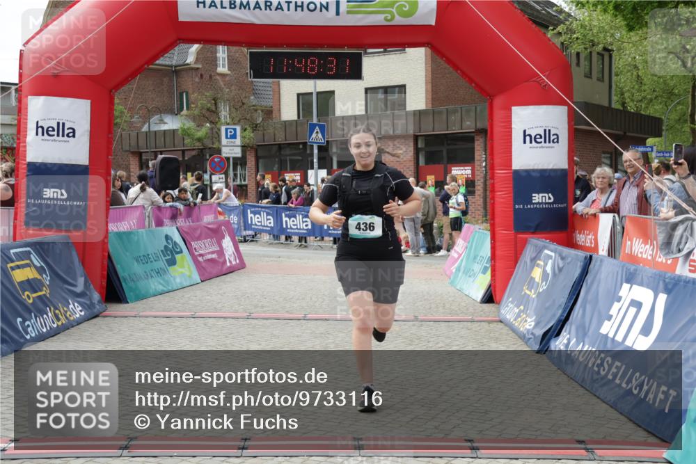 10.05.2026 - 8. Wedeler Halbmarathon Yannick Fuchs http://msf.ph/oto/9733116 10.05.2026 11:48:29 Ziel 436 meine-sportfotos.de