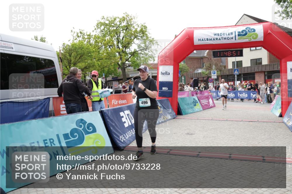 10.05.2026 - 8. Wedeler Halbmarathon Yannick Fuchs http://msf.ph/oto/9733228 10.05.2026 11:48:50 Ziel 496, 653, 743 meine-sportfotos.de