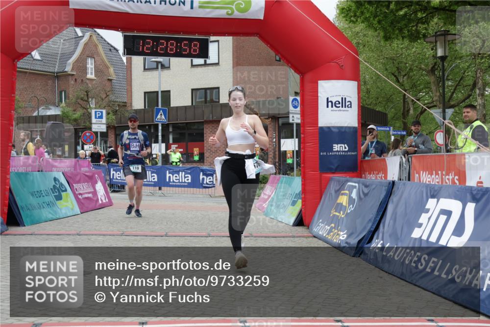 10.05.2026 - 8. Wedeler Halbmarathon Yannick Fuchs http://msf.ph/oto/9733259 10.05.2026 12:28:56 Ziel 110, 576 meine-sportfotos.de