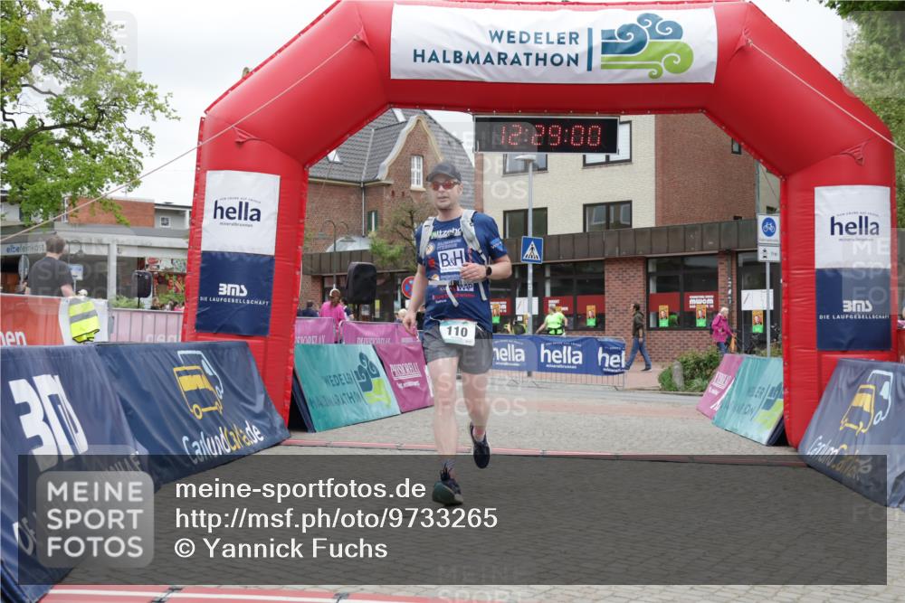 10.05.2026 - 8. Wedeler Halbmarathon Yannick Fuchs http://msf.ph/oto/9733265 10.05.2026 12:28:58 Ziel 110, 576 meine-sportfotos.de