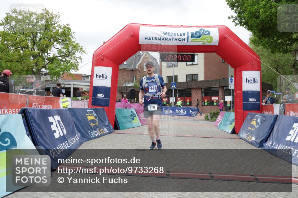 10.05.2026 - 8. Wedeler Halbmarathon Yannick Fuchs http://msf.ph/oto/9733268 10.05.2026 12:28:58 Ziel 110, 576 meine-sportfotos.de