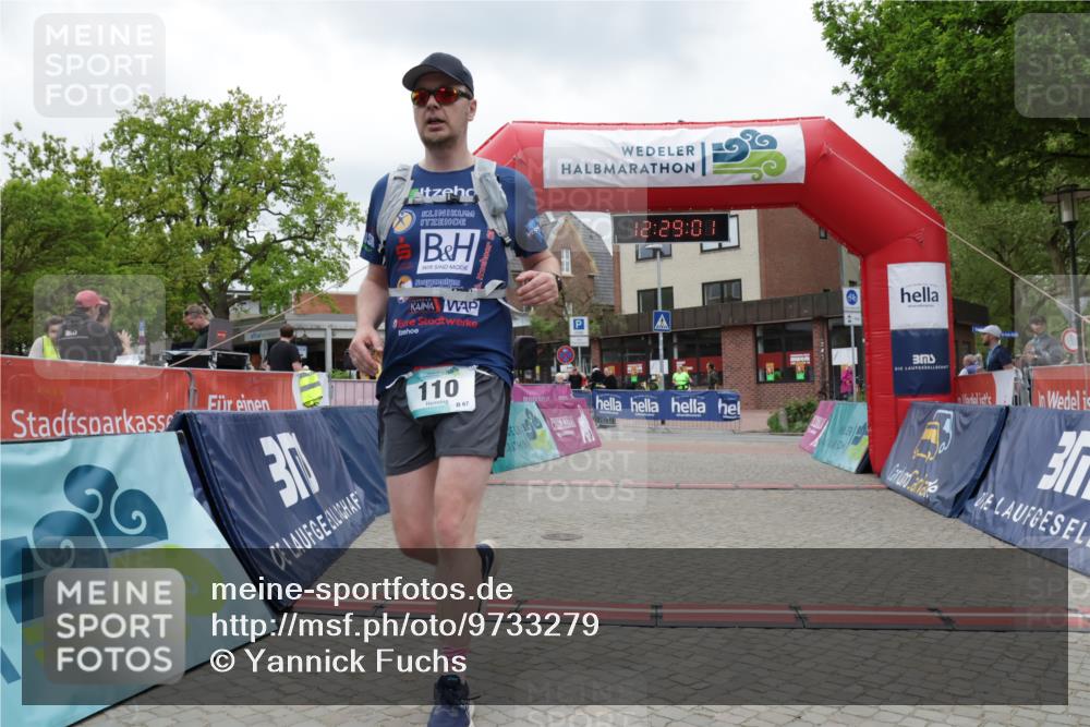 10.05.2026 - 8. Wedeler Halbmarathon Yannick Fuchs http://msf.ph/oto/9733279 10.05.2026 12:28:59 Ziel 110, 576 meine-sportfotos.de