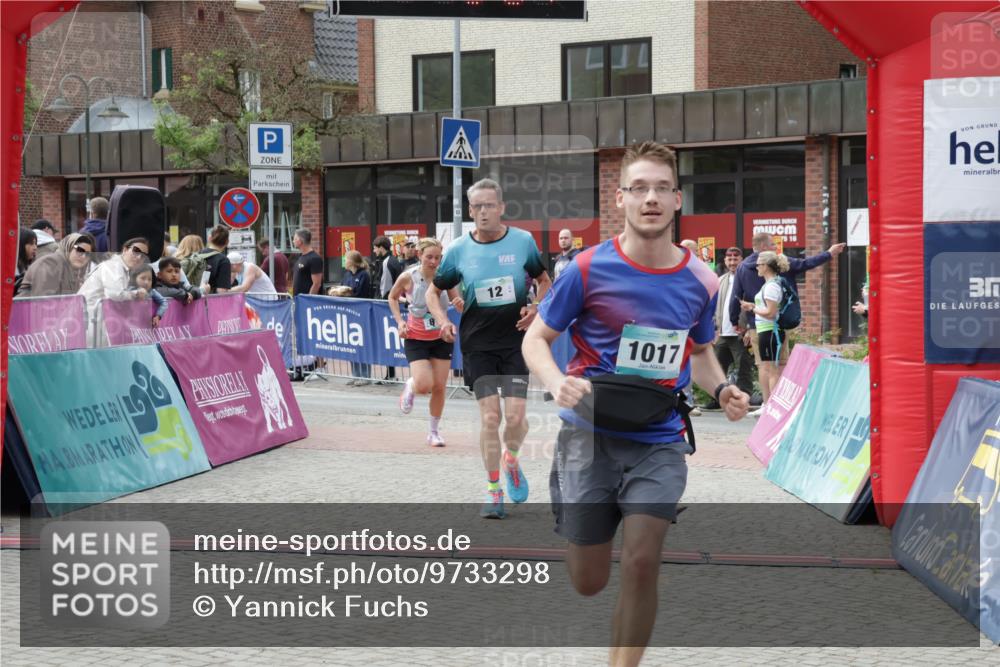10.05.2026 - 8. Wedeler Halbmarathon Yannick Fuchs http://msf.ph/oto/9733298 10.05.2026 11:49:00 Ziel 12, 666, 811, 1017 meine-sportfotos.de