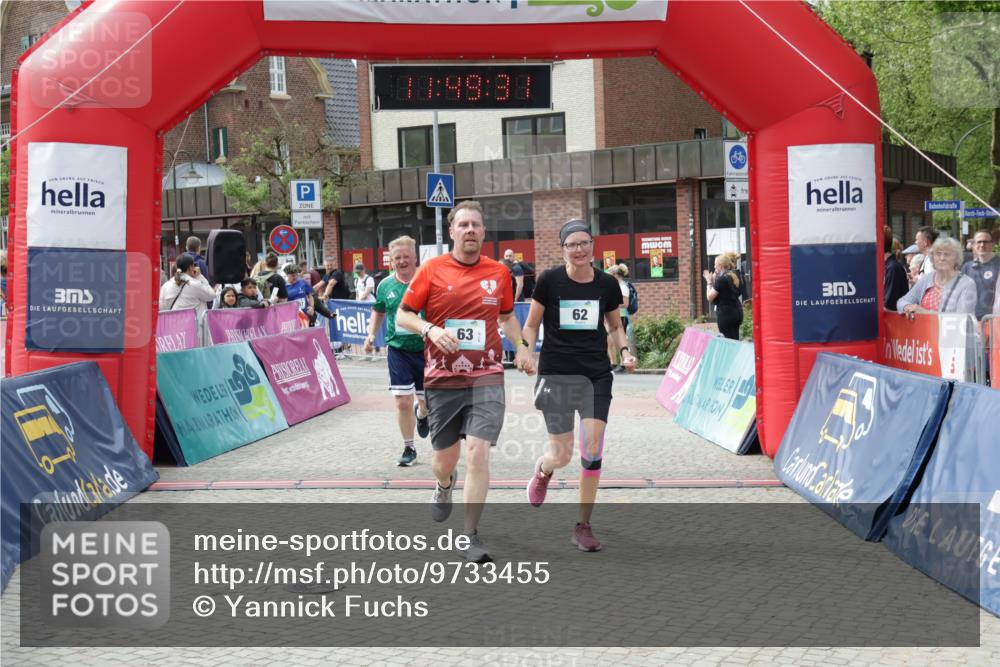 10.05.2026 - 8. Wedeler Halbmarathon Yannick Fuchs http://msf.ph/oto/9733455 10.05.2026 11:49:29 Ziel 62, 63, 432 meine-sportfotos.de