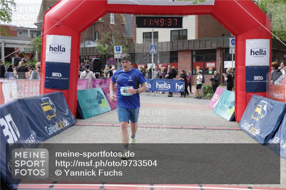 10.05.2026 - 8. Wedeler Halbmarathon Yannick Fuchs http://msf.ph/oto/9733504 10.05.2026 11:49:35 Ziel 432, 457 meine-sportfotos.de