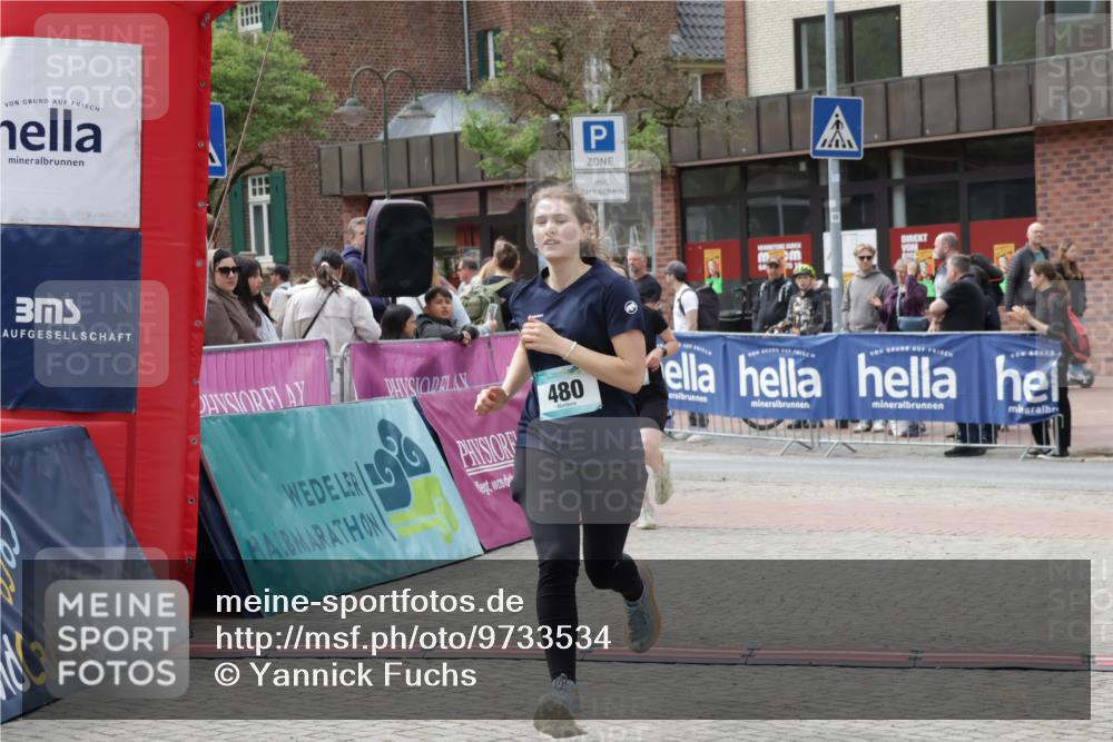 10.05.2026 - 8. Wedeler Halbmarathon Yannick Fuchs http://msf.ph/oto/9733534 10.05.2026 11:49:42 Ziel 355, 480 meine-sportfotos.de