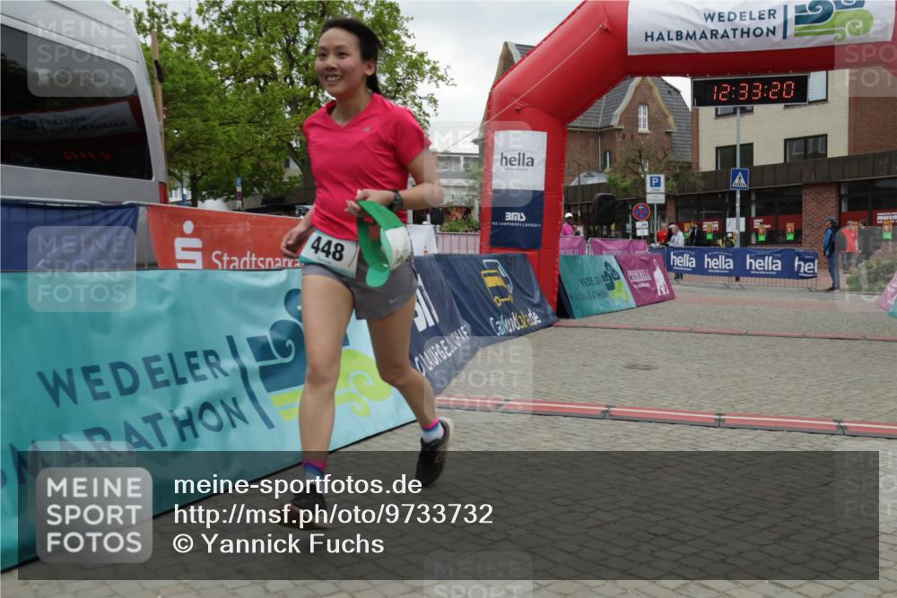 10.05.2026 - 8. Wedeler Halbmarathon Yannick Fuchs http://msf.ph/oto/9733732 10.05.2026 12:33:18 Ziel 448 meine-sportfotos.de