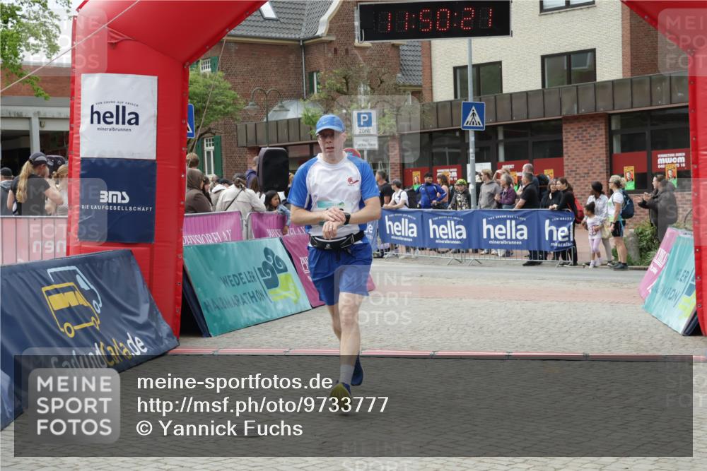 10.05.2026 - 8. Wedeler Halbmarathon Yannick Fuchs http://msf.ph/oto/9733777 10.05.2026 11:50:20 Ziel 130, 151 meine-sportfotos.de