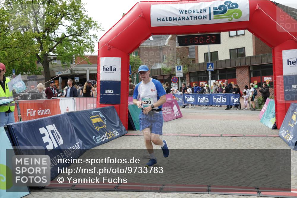 10.05.2026 - 8. Wedeler Halbmarathon Yannick Fuchs http://msf.ph/oto/9733783 10.05.2026 11:50:20 Ziel 130, 151 meine-sportfotos.de