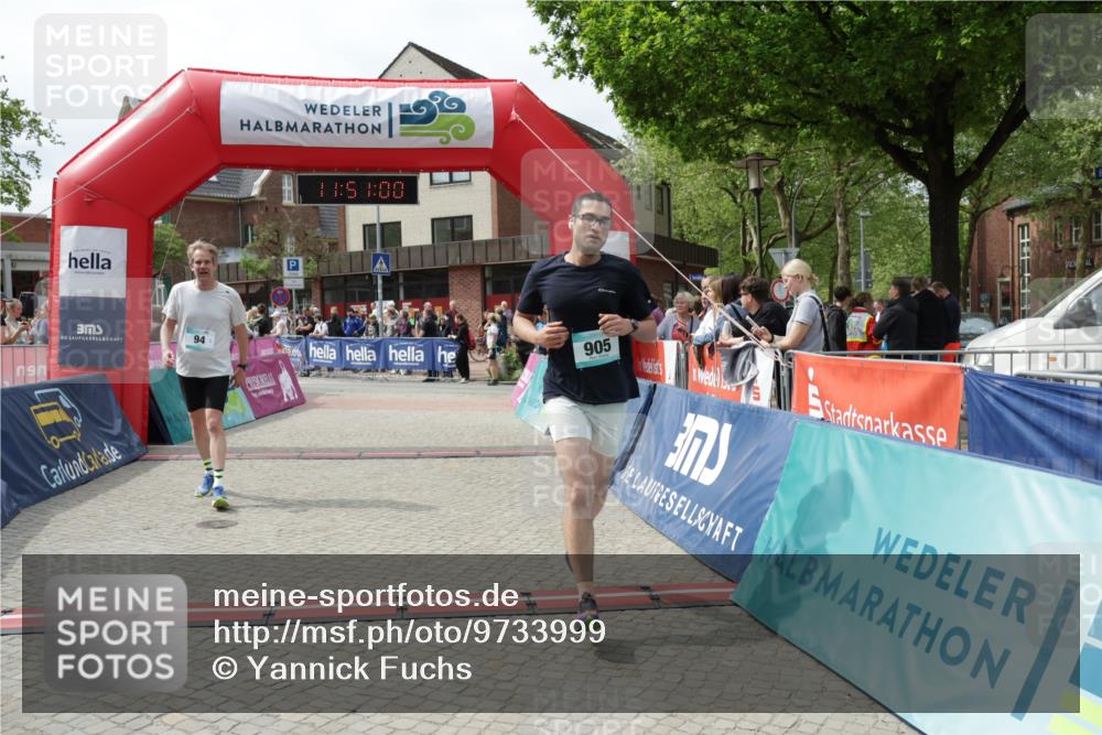 10.05.2026 - 8. Wedeler Halbmarathon Yannick Fuchs http://msf.ph/oto/9733999 10.05.2026 11:50:58 Ziel 94, 905 meine-sportfotos.de