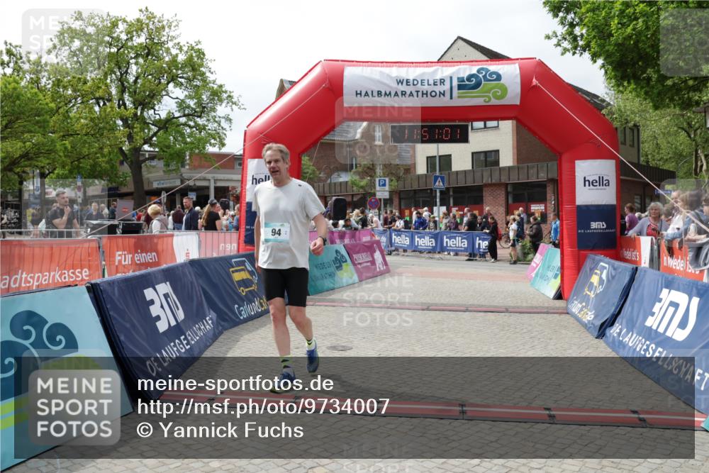 10.05.2026 - 8. Wedeler Halbmarathon Yannick Fuchs http://msf.ph/oto/9734007 10.05.2026 11:50:59 Ziel 94, 905 meine-sportfotos.de