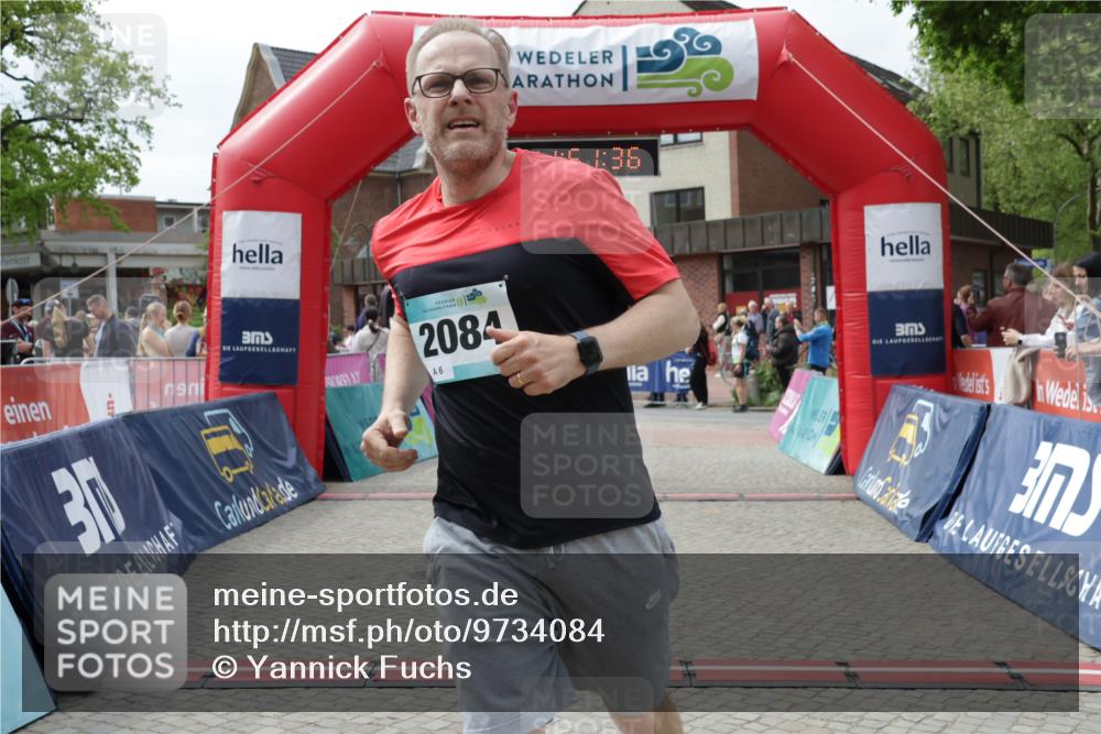 10.05.2026 - 8. Wedeler Halbmarathon Yannick Fuchs http://msf.ph/oto/9734084 10.05.2026 11:51:34 Ziel 710, 1020, 2084 meine-sportfotos.de