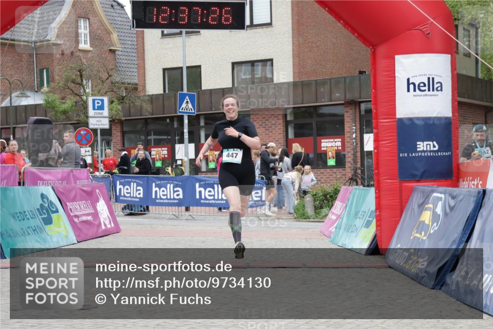 10.05.2026 - 8. Wedeler Halbmarathon Yannick Fuchs http://msf.ph/oto/9734130 10.05.2026 12:37:24 Ziel 104 meine-sportfotos.de