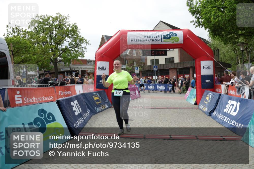 10.05.2026 - 8. Wedeler Halbmarathon Yannick Fuchs http://msf.ph/oto/9734135 10.05.2026 11:51:42 Ziel 282, 312, 710 meine-sportfotos.de