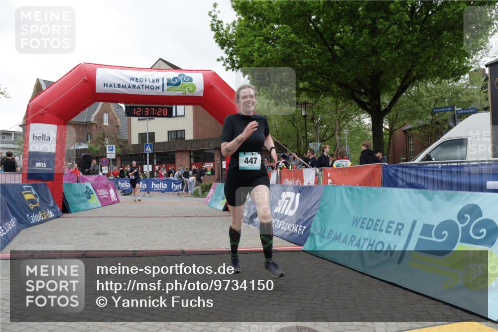 10.05.2026 - 8. Wedeler Halbmarathon Yannick Fuchs http://msf.ph/oto/9734150 10.05.2026 12:37:26 Ziel 104 meine-sportfotos.de